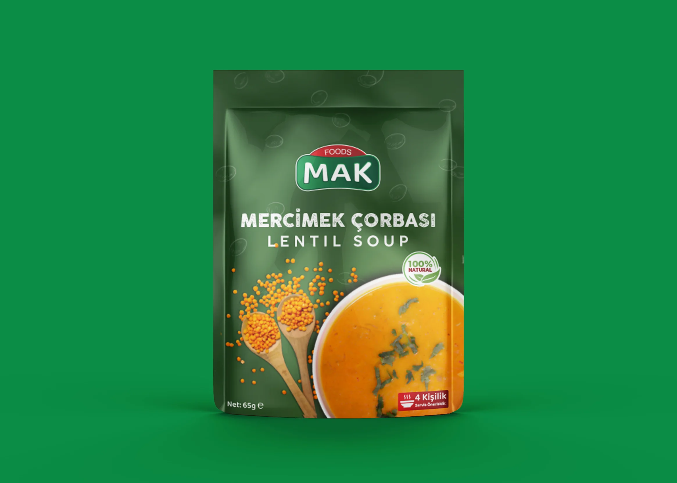 Mak Food Çorba Ambalaj Tasarımı projesi